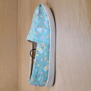 Toms Bunny Eggs Carrot Easter Kids Slip On Shoes